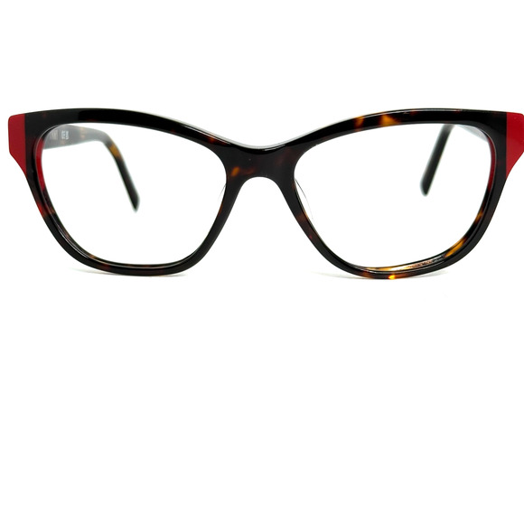 DKNY DK5057 237 53-16-140 Eyeglasses Frames Full Rim Brown Red H19740 - Picture 1 of 7